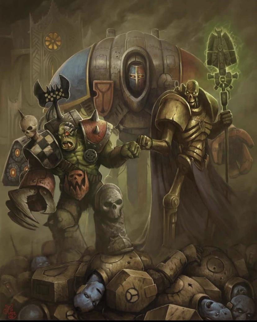 828x1036  Какой вид ксеносов вам больше всего нравится и какой из них пугает вас больше всего? (Арт: Рикардо Муньос): r/Warhammer40k