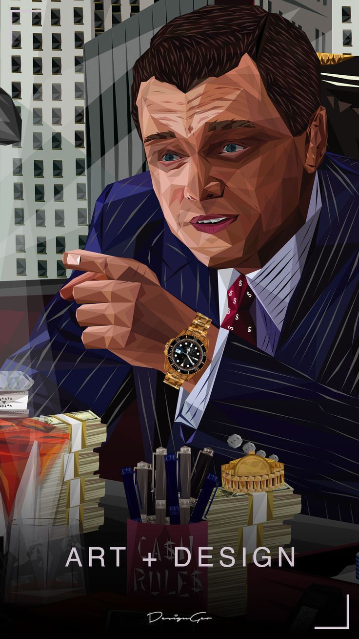 736x1308  Волк с Уолл-стрит Цифровое искусство, искусство + дизайн от DesignGeo | Искусство дизайна денег, Искусство Уолл-стрит, Волк с Уолл-стрит