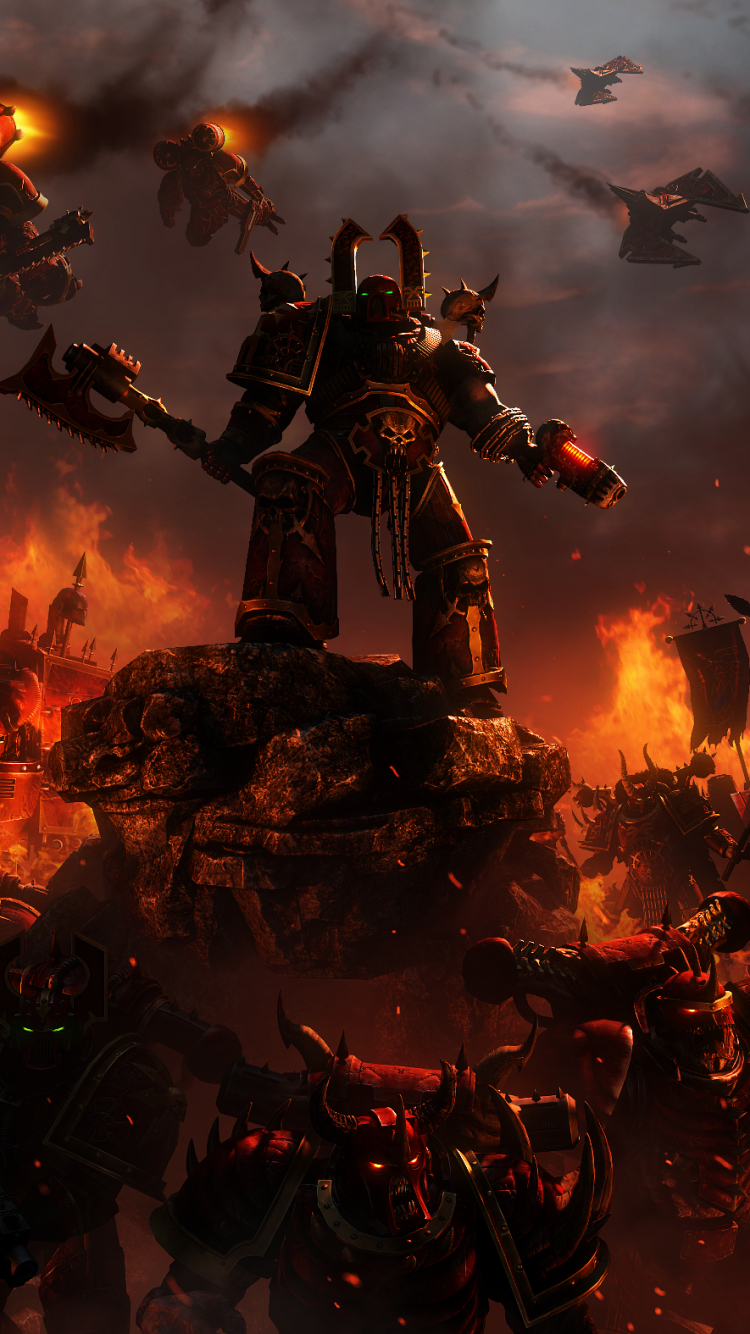 750x1334  Обои для телефона Warhammer 40k
