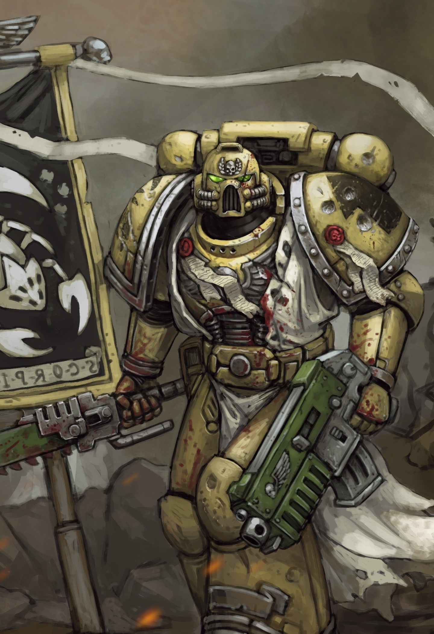 1440x2103  Обои Warhammer 40,000 04 1080p Вертикальные