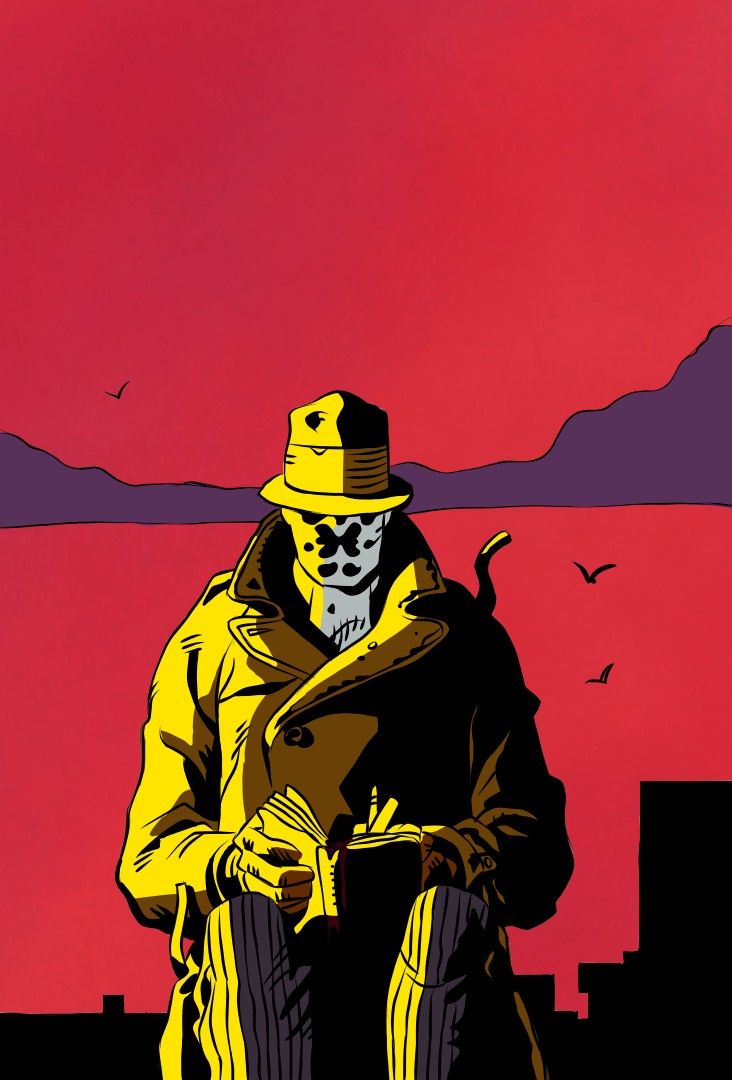 732x1080  HD обои: боевик, комиксы, комиксы dc, постер, научная фантастика, супергерои, сторожи | Обои Блики