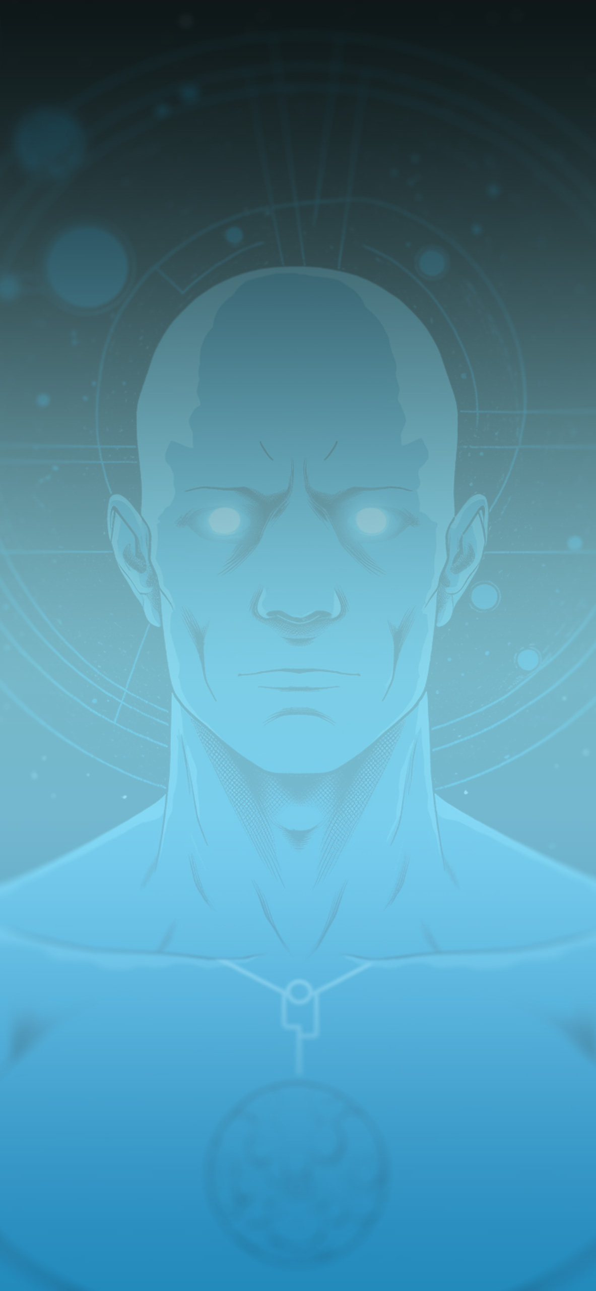 1183x2560  Доктор Манхэттен Обои - Обои Пещера