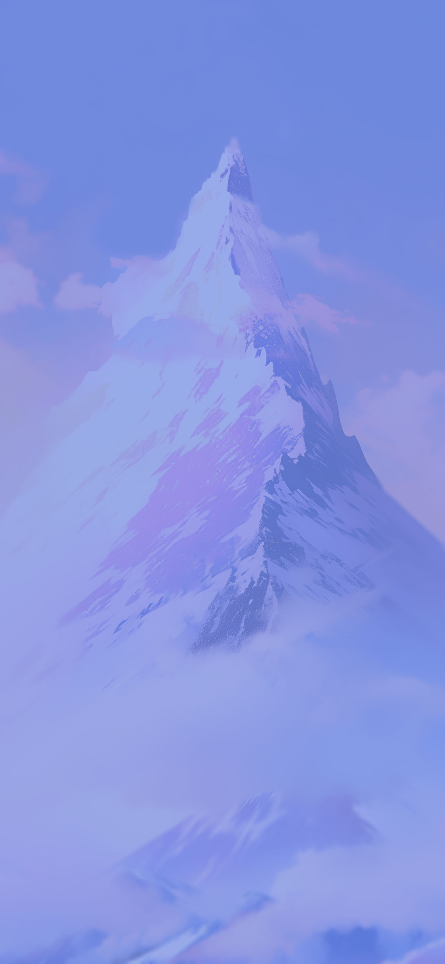 1463x3171  Заснеженный зимний лес с высоты птичьего полета, эстетические обои 4K