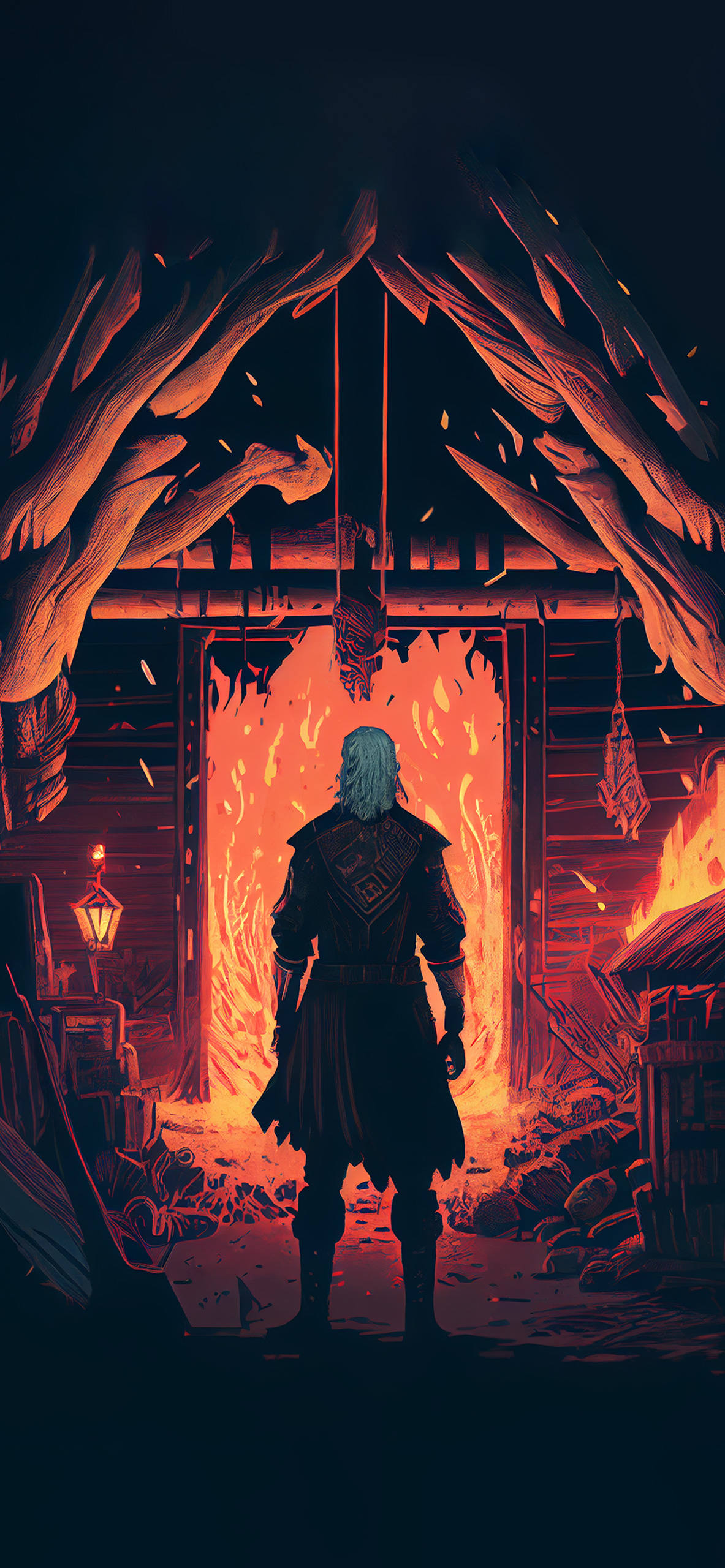 1183x2560  100+] Фоны Pixel 3 The Witcher 3 | Обои.com