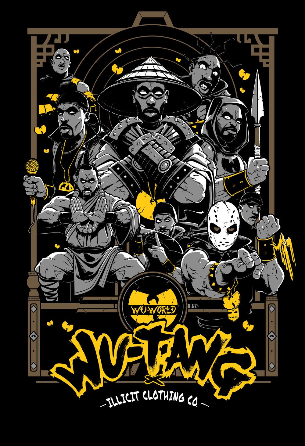 1000x1462  Wu Tang Clan Android Обои - Обои Пещера