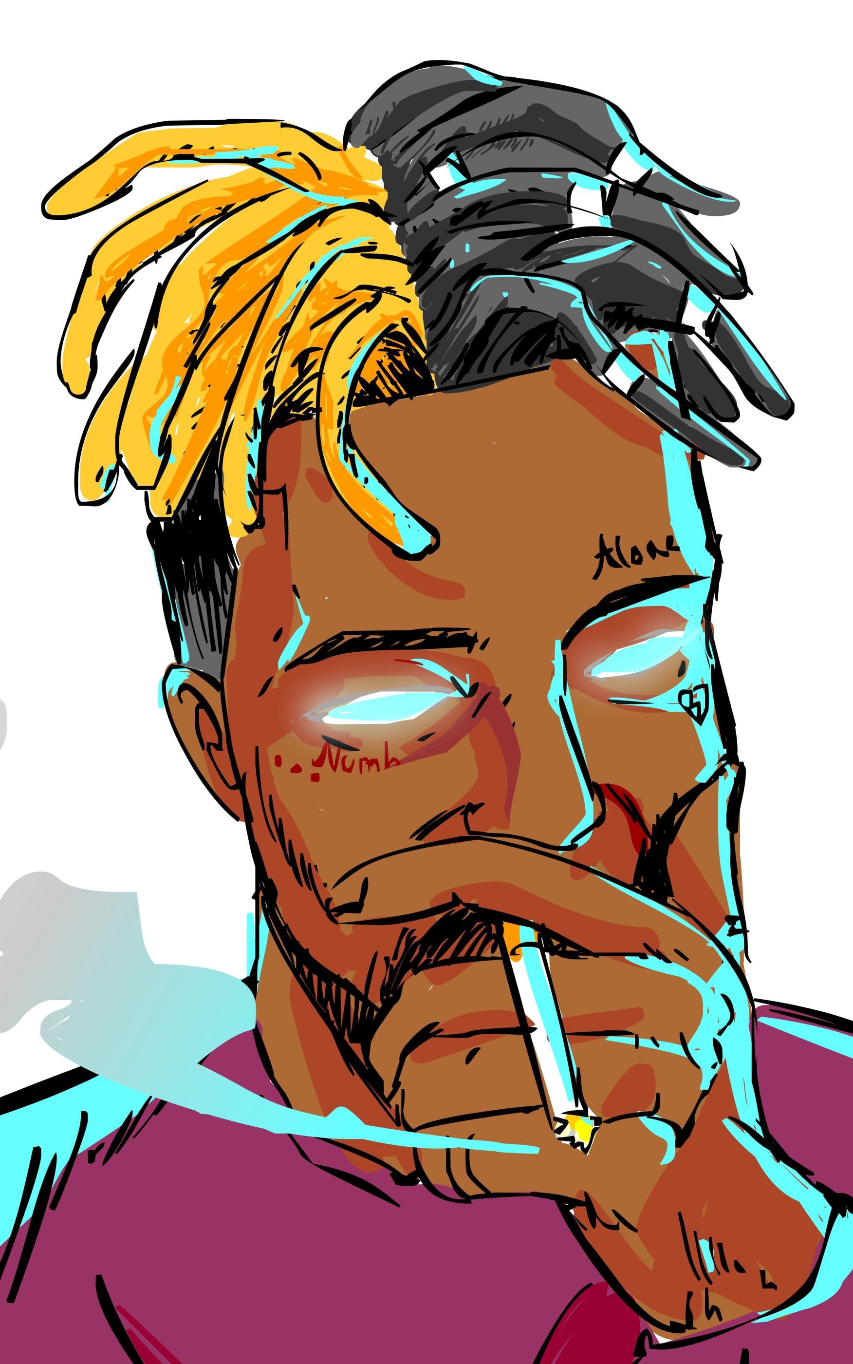 1752x2800  Скачать обои \"Xxxtentacion\" на телефон в высоком качестве, вертикальные  картинки \"Xxxtentacion\" бесплатно