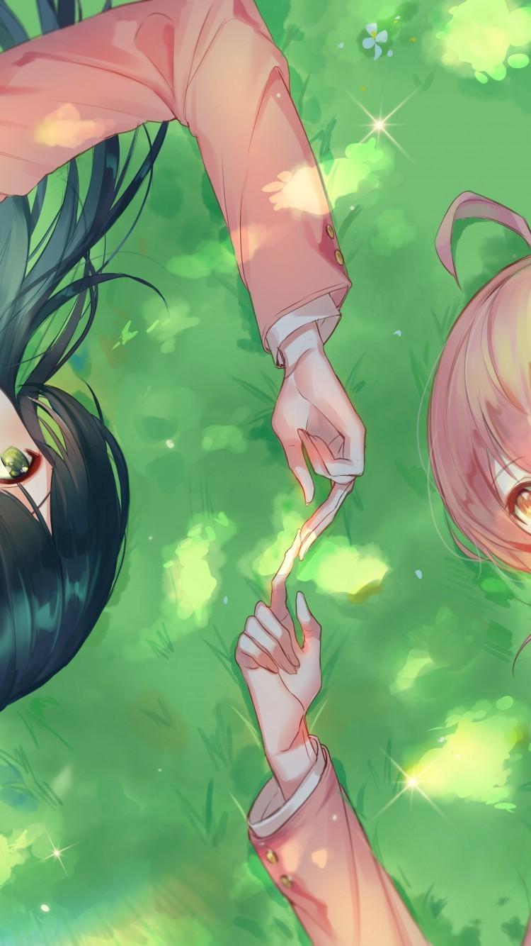 750x1334  Ягате Кими Ни Нару iPhone Обои - Пещера обоев