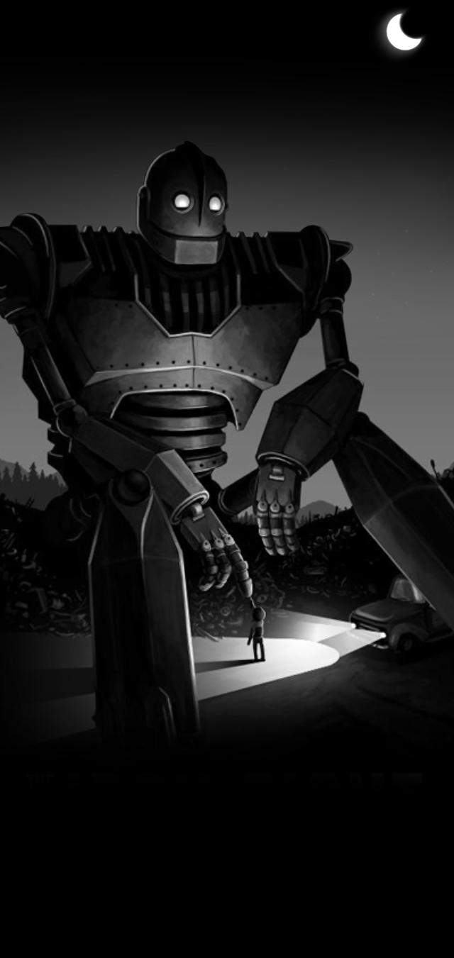 640x1351   Железный гигант в лунном свете от PokeSmott Galaxy S10 Обои с дырочками