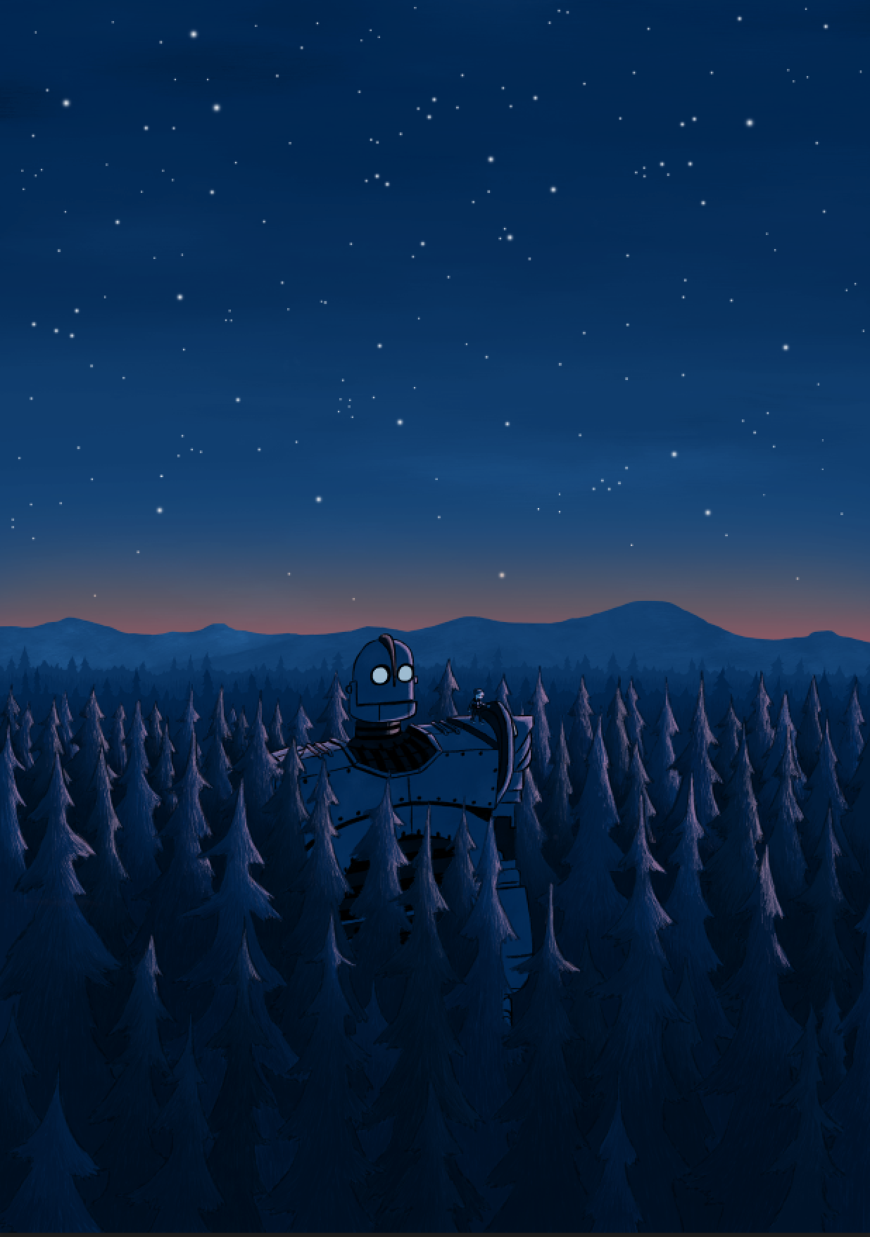 1236x1758  Pin от SMH на тему «Железный гигант» | Железный гигант Художественное оформление фильма Art