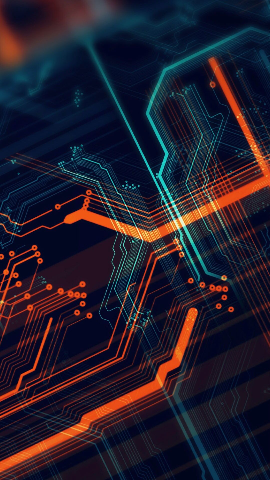 Абстрактные 2160x1080 обои на телефон