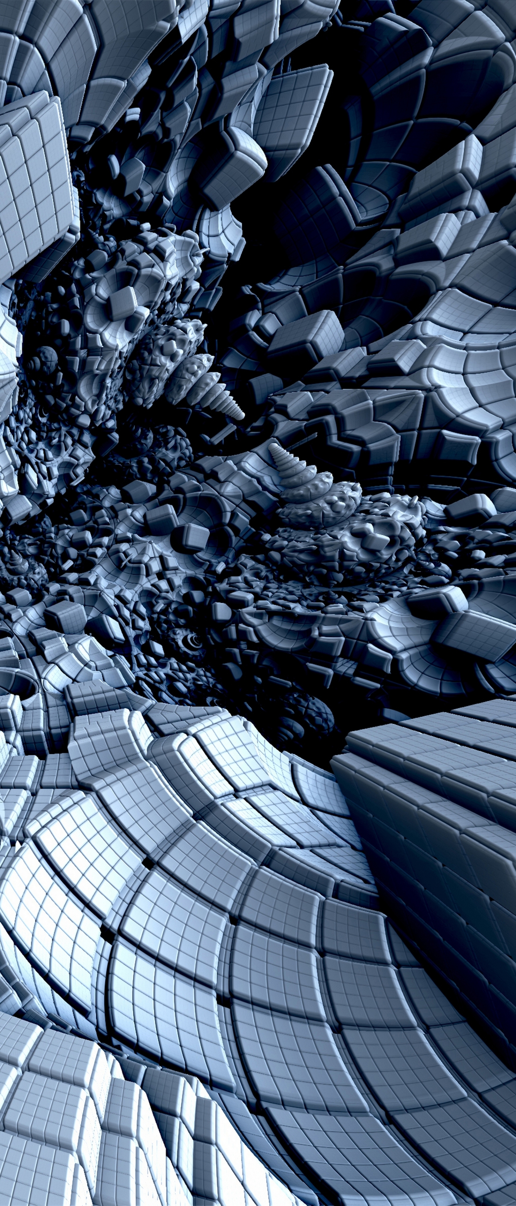 1644x3840  Обои на телефон: Формы, Абстрактные, 1423046 скачать картинку бесплатно.