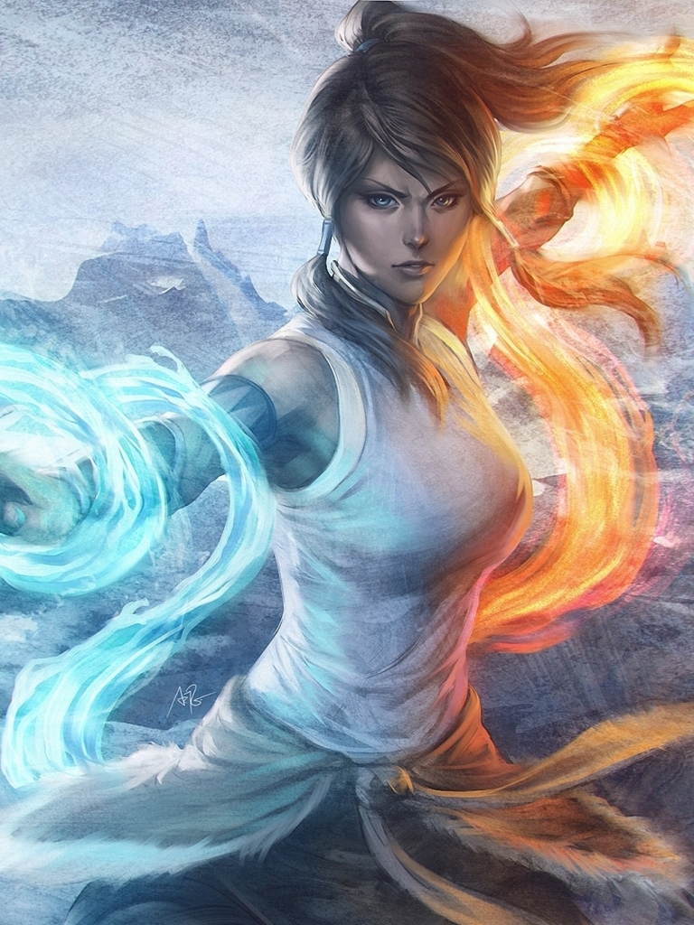 768x1024  Скачать обои \"Корра (Легенда О Корре)\" на телефон в высоком качестве,  вертикальные картинки \"Корра (Легенда О Корре)\" бесплатно