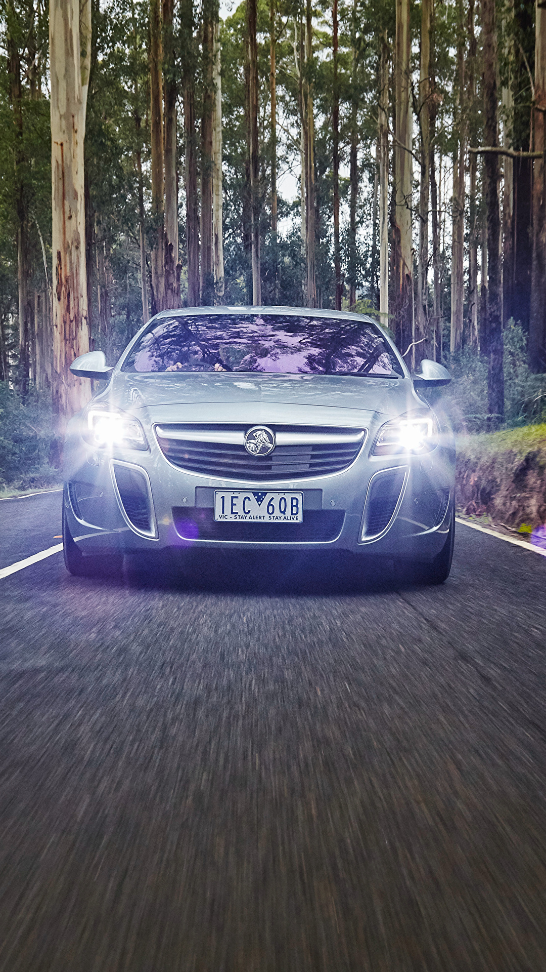 1080x1920  Картинка Опель Insignia Holden VXR 2015 едущий Спереди 1080x1920