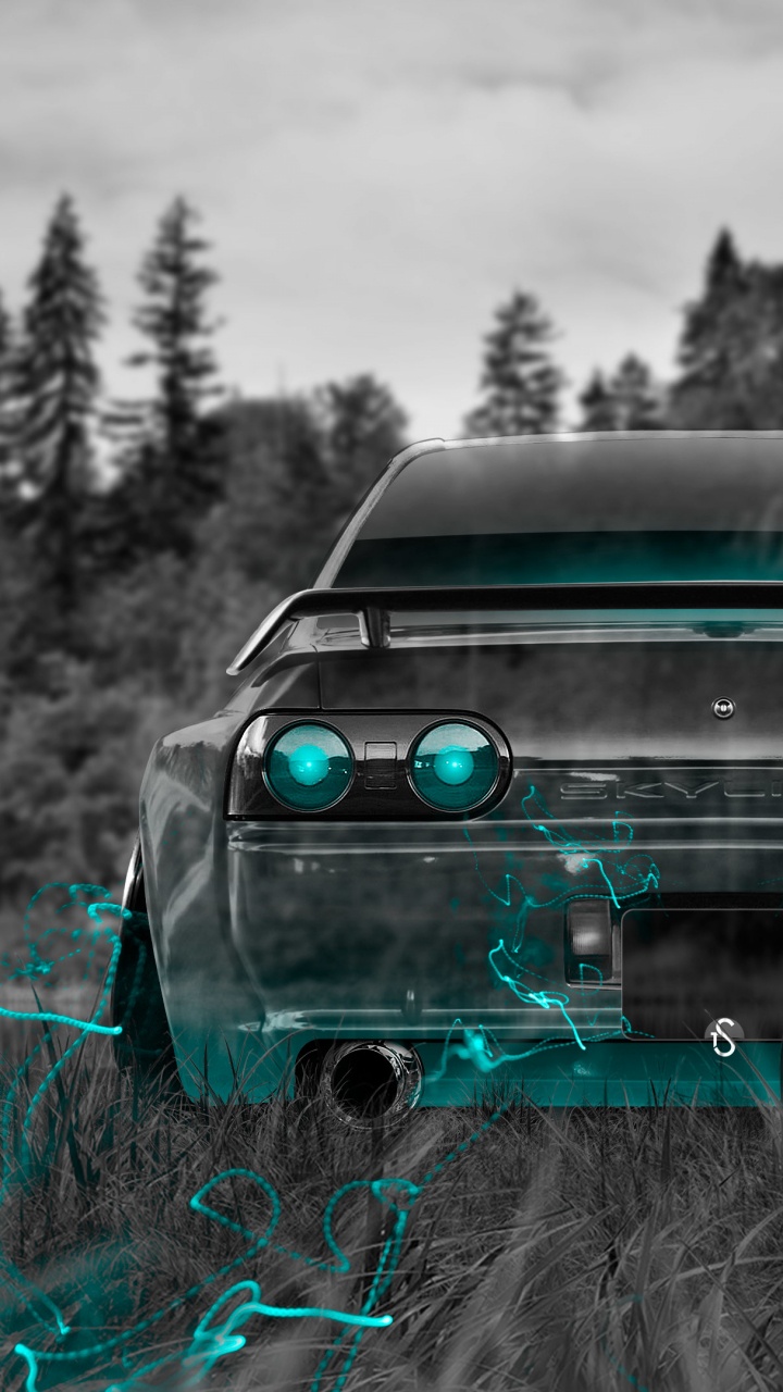 720x1280  Обои авто, Ниссан, тюнинг автомобилей, городской автомобиль, зеленый для HD  Samsung Galaxy S3/J3/J4/J5, Meizu M5, Sony Xperia L1/L2 бесплатно, заставка  720x1280 - скачать картинки и фото