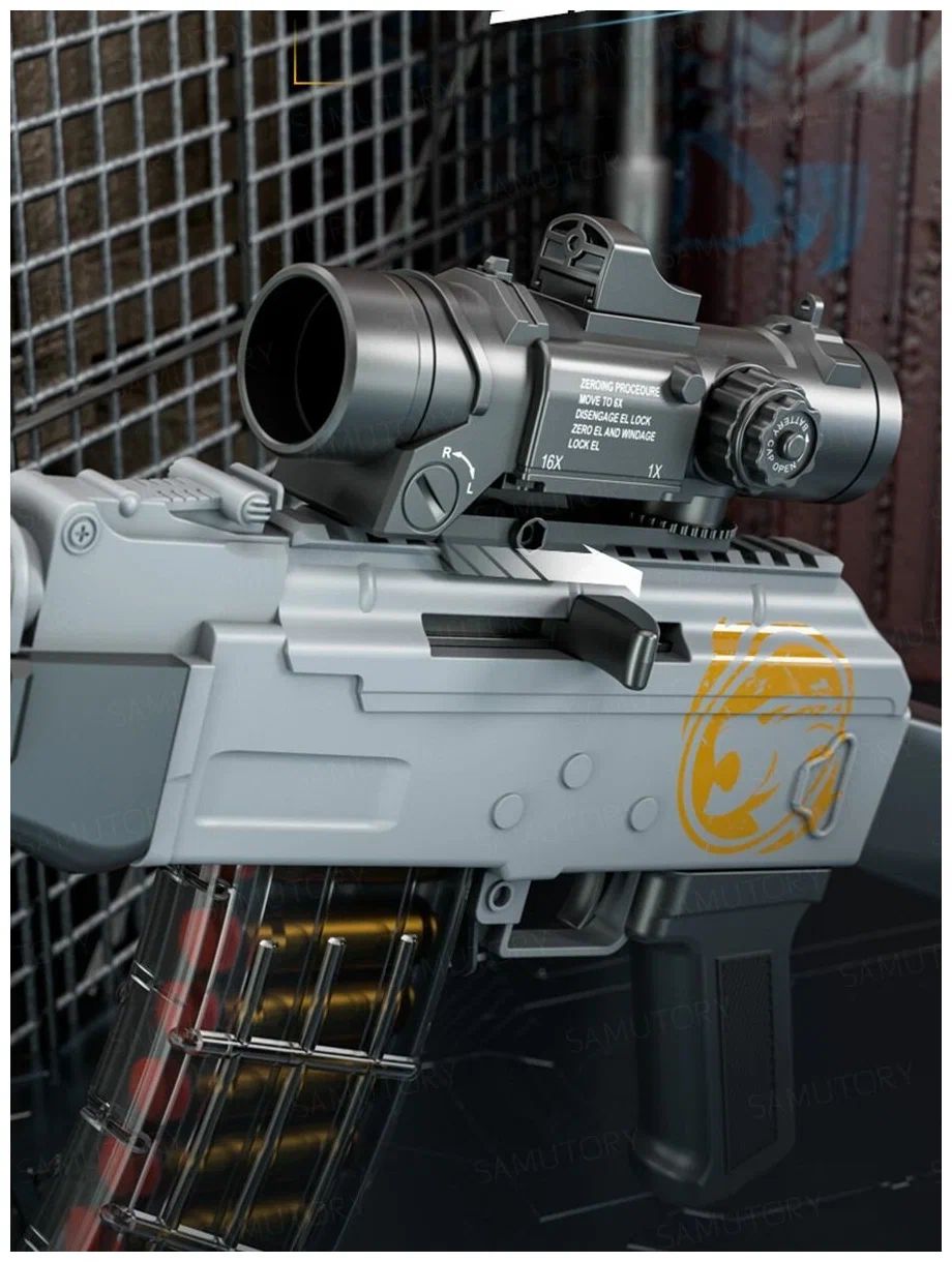 920x1220  Игрушечный автомат Калашникова RASULEV AK47 Красный - купить в Москве, цены  на Мегамаркет