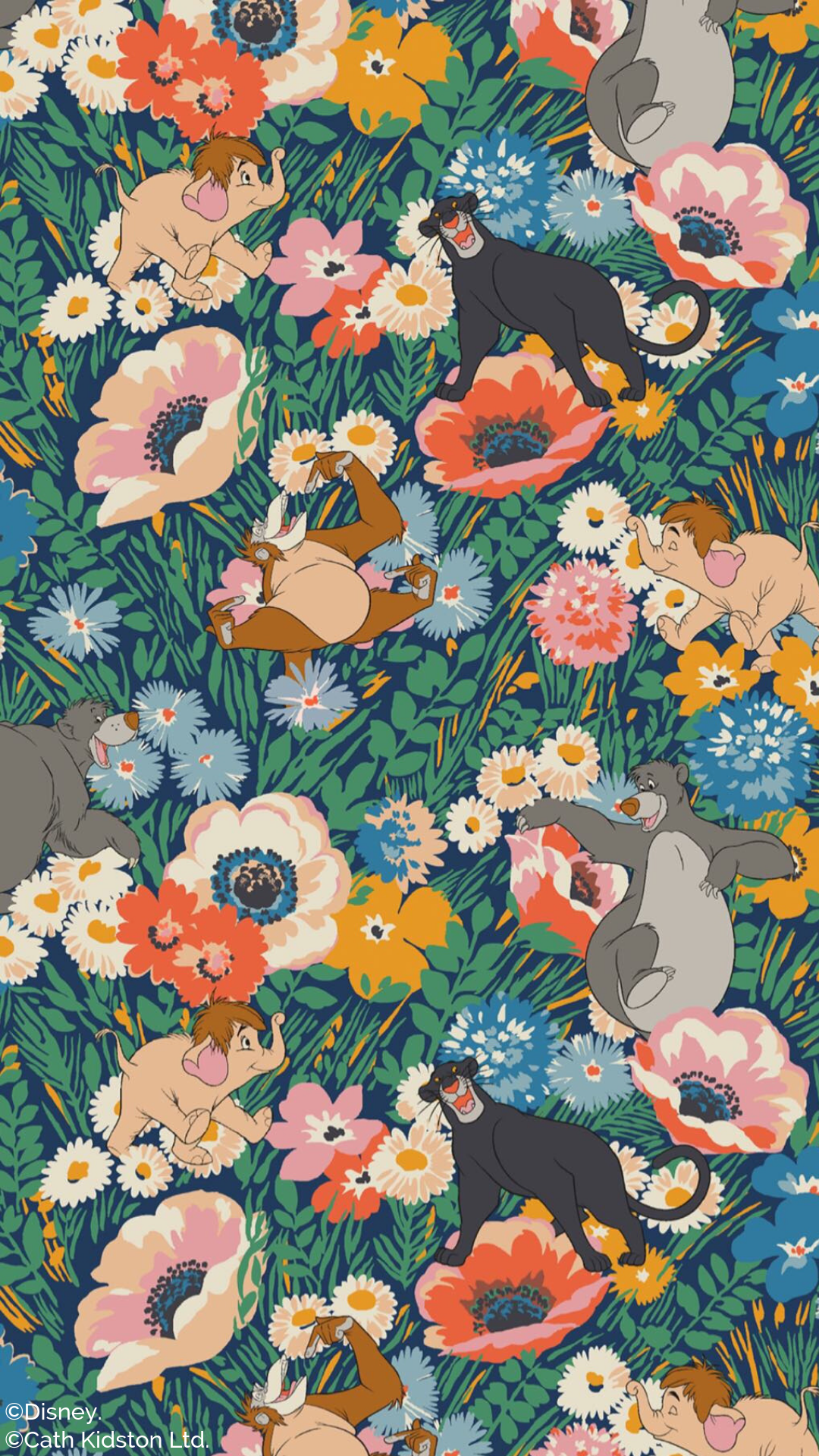 1080x1920   Дисней: Книга джунглей X Кэт Кидстон Телефон Обои | Обои для рабочего стола телефона Диснея Обои для телефона Диснея Кэт Кидстон обои 