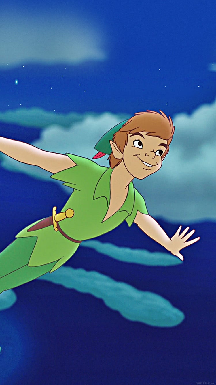 750x1334  Peter Pan Обои | 33 волшебных обоев Disney для вашего телефона | POPSUGAR Tech Photo 9