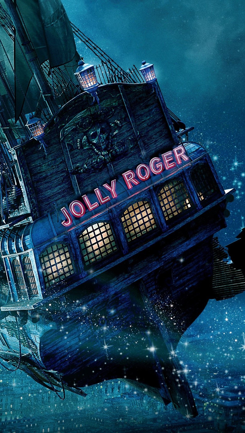 1020x1800   Корабль Веселого Роджера в фильме Питер Пэн ID обоев: 1429 