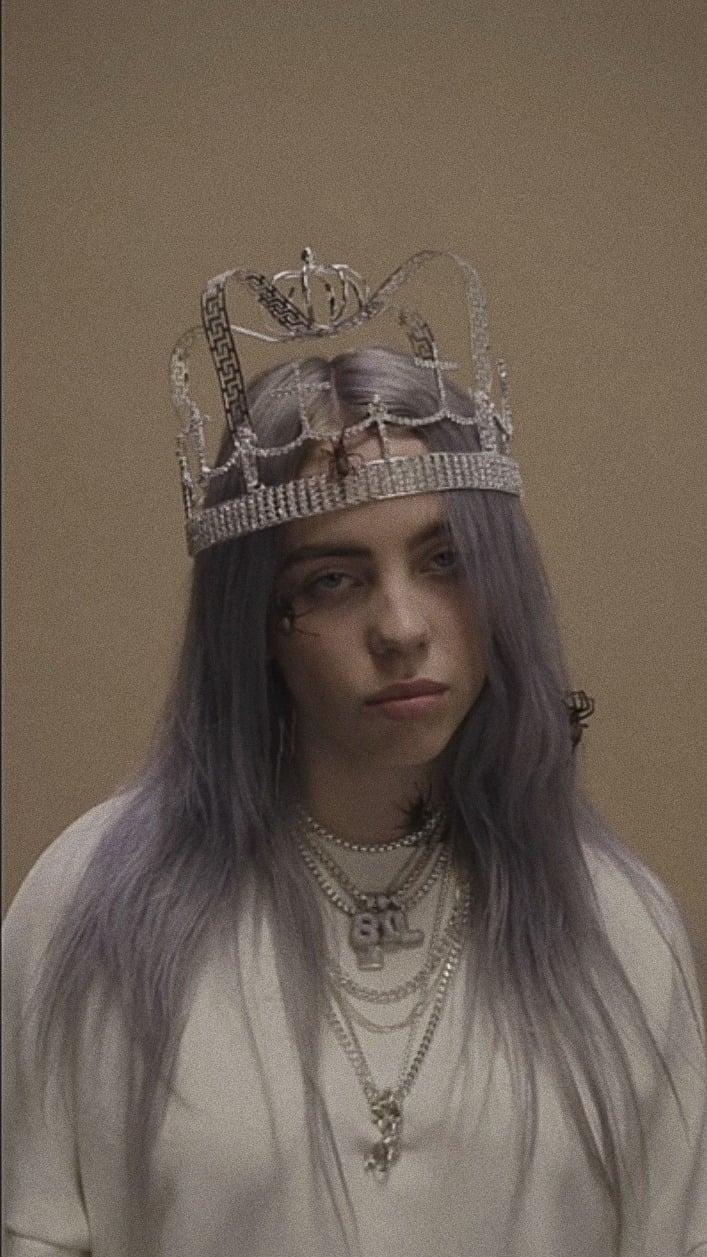 707x1257  Billie Eilish You Should See Me In A Crown Wallpapers - Wallpaper Cave