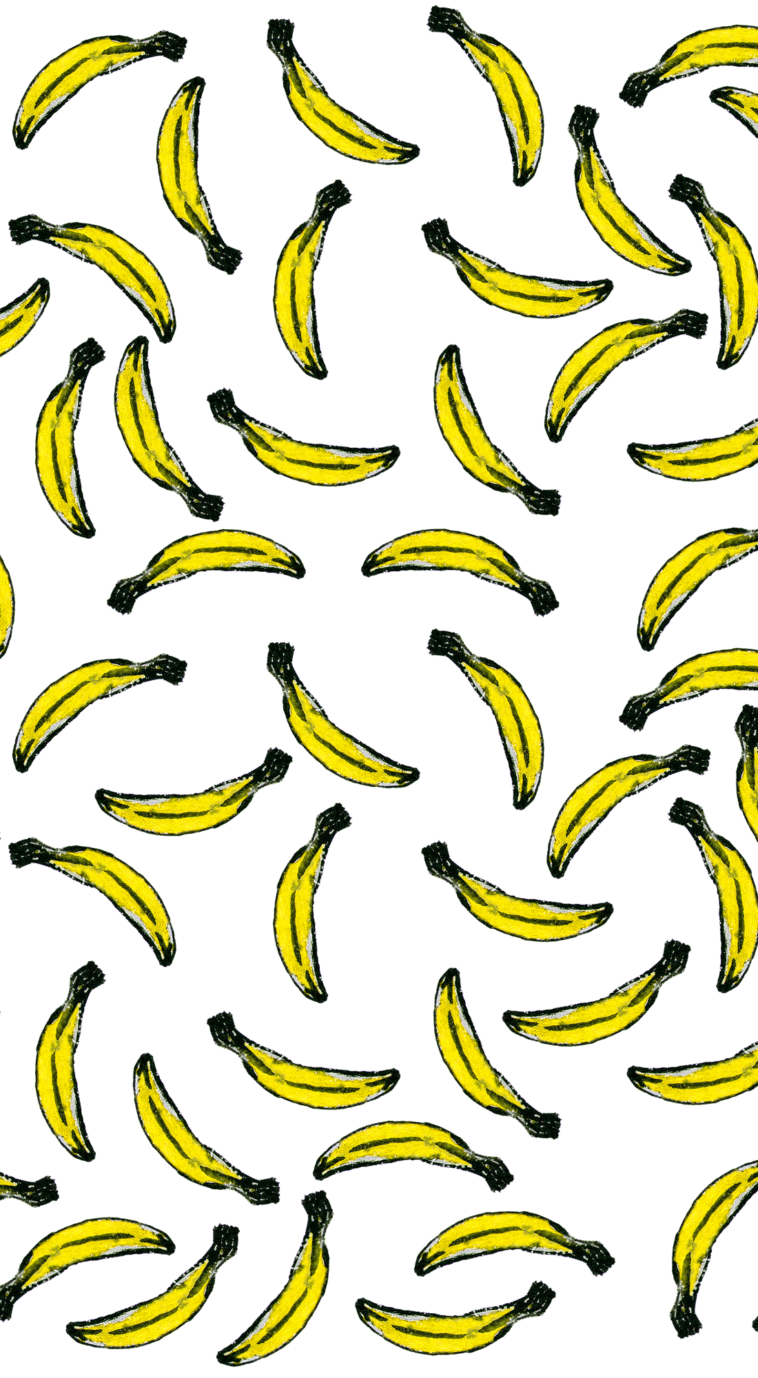 1100x2000  Banana Pattern. #Casetify #iPhone #Art #Design #Illustration #Fruit #Cool # Wallpaper | Банан обои Телефон фон обои Прикольные обои 
