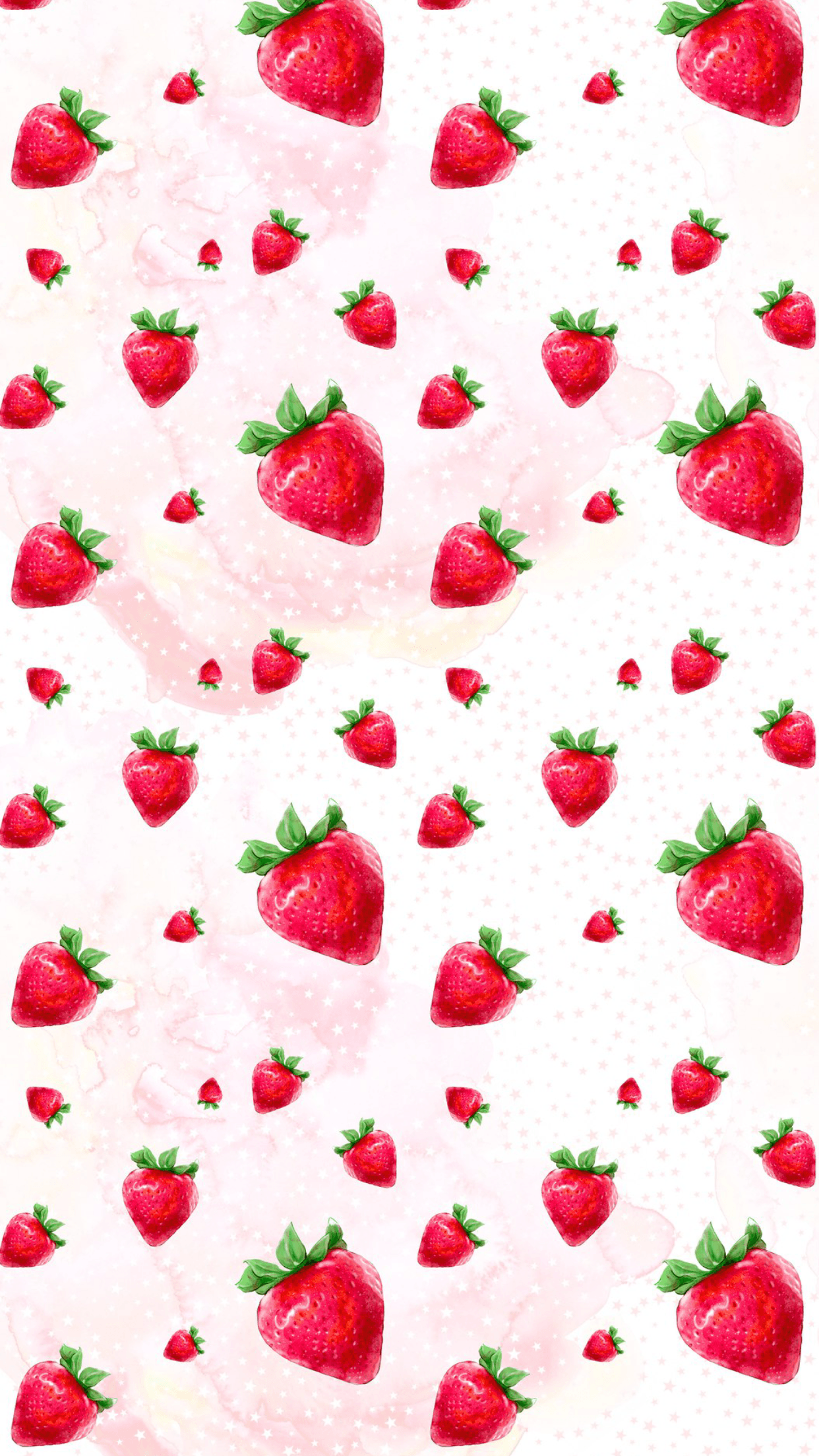 1242x2208 Printed Strawberry Wallpaper Download \ u0026 Новая серия - PROPE...