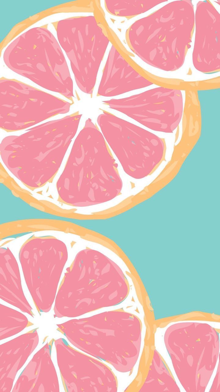 720x1280   грейпфрут узор в 2020 году | Симпатичные обои фоны Симпатичные фоны Iphone wallpaper