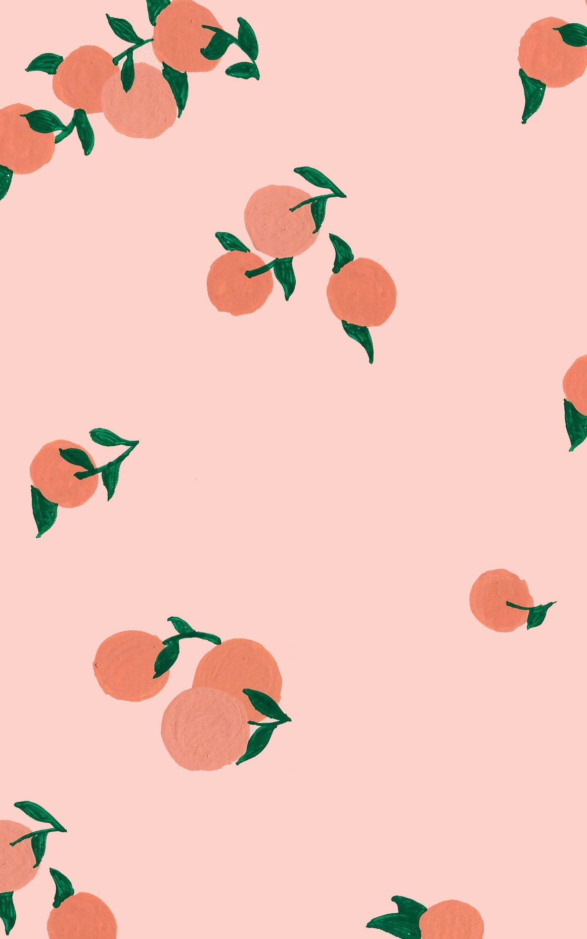 Персиковые обои с блестками