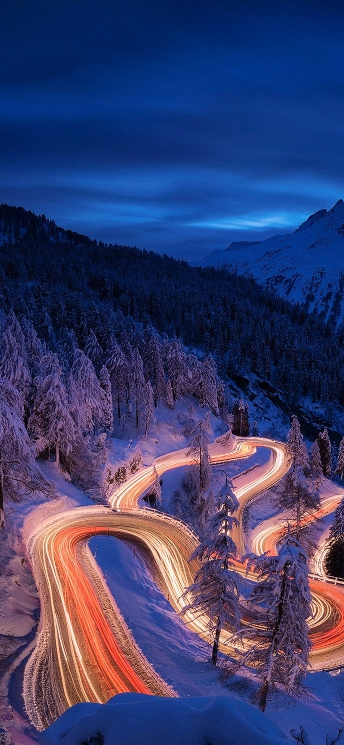 1125x2436  Night Snow Wallpaper - KoLPaPer - Awesome Free HD Wallpapers