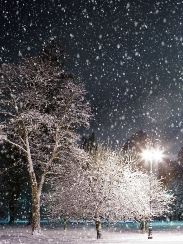 768x1024  Night Snow Wallpaper Phone - 768x1024 Wallpaper - teahub.io 