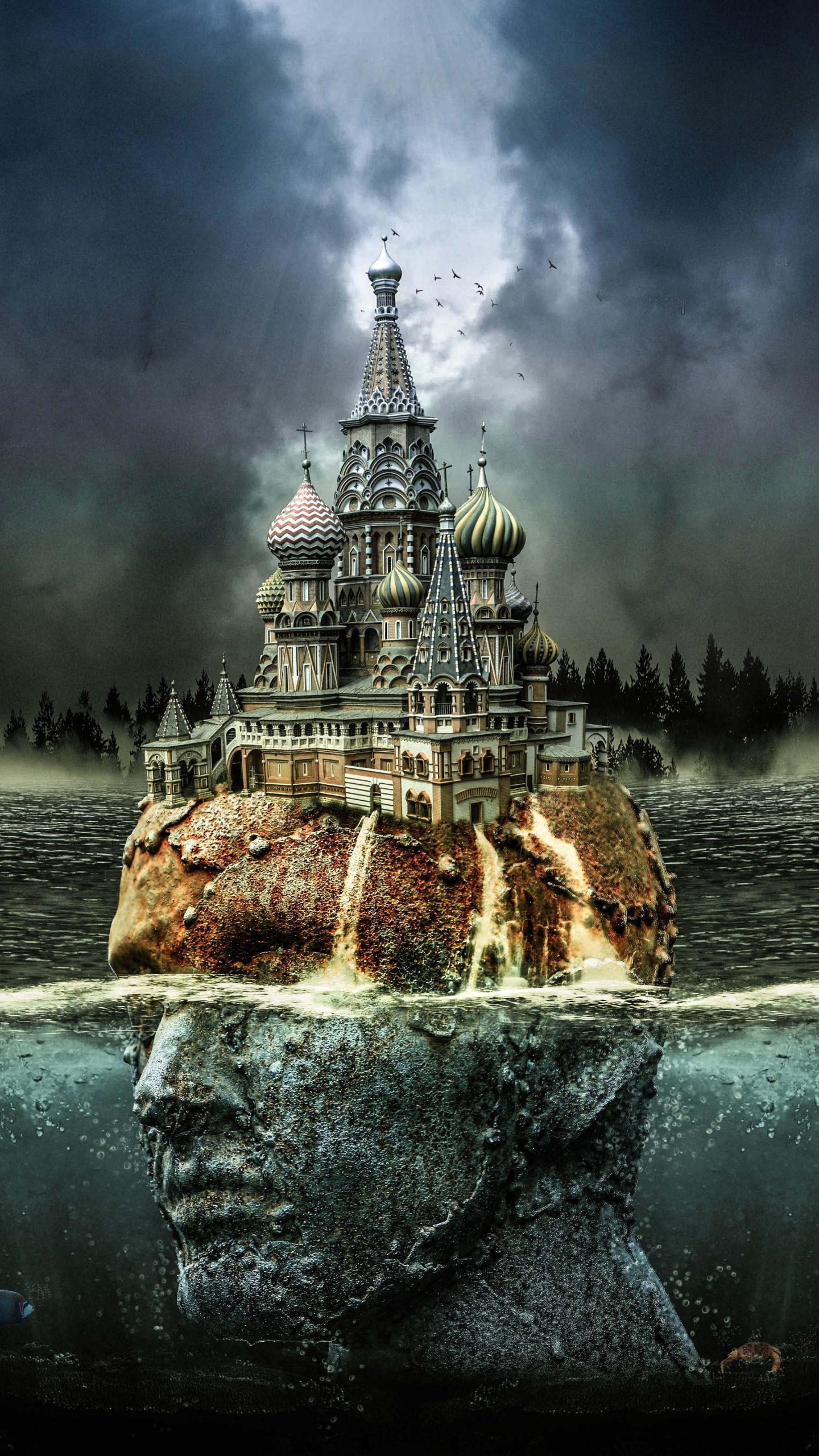 1440x2560   Фэнтези / Замок (720x1280) ID обоев: 49463 - Mobile Abyss