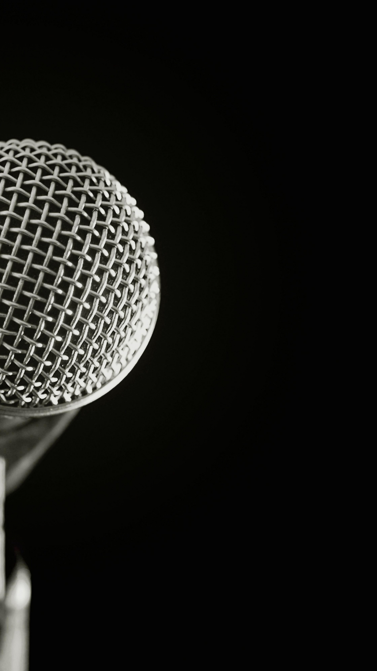 1440x2560  Бесплатно скачать HD обои микрофон Mic BW Singing Sing Black [6016x4000] для рабочего стола Мобильный \ u0026 Tablet | Исследуйте 44+ Sing Wallpaper | Пойте обои Птицы в ловушке Пой Макнайт Обои