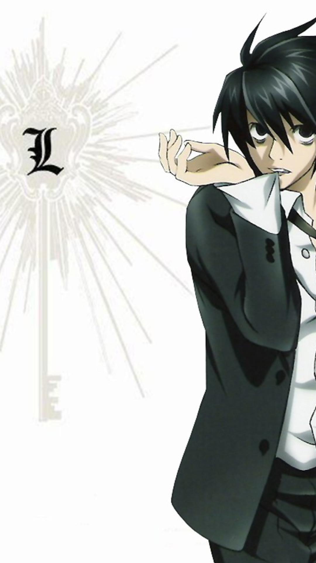 1080x1920  Anime Wallpaper HD: L Обои Тетрадь смерти Android