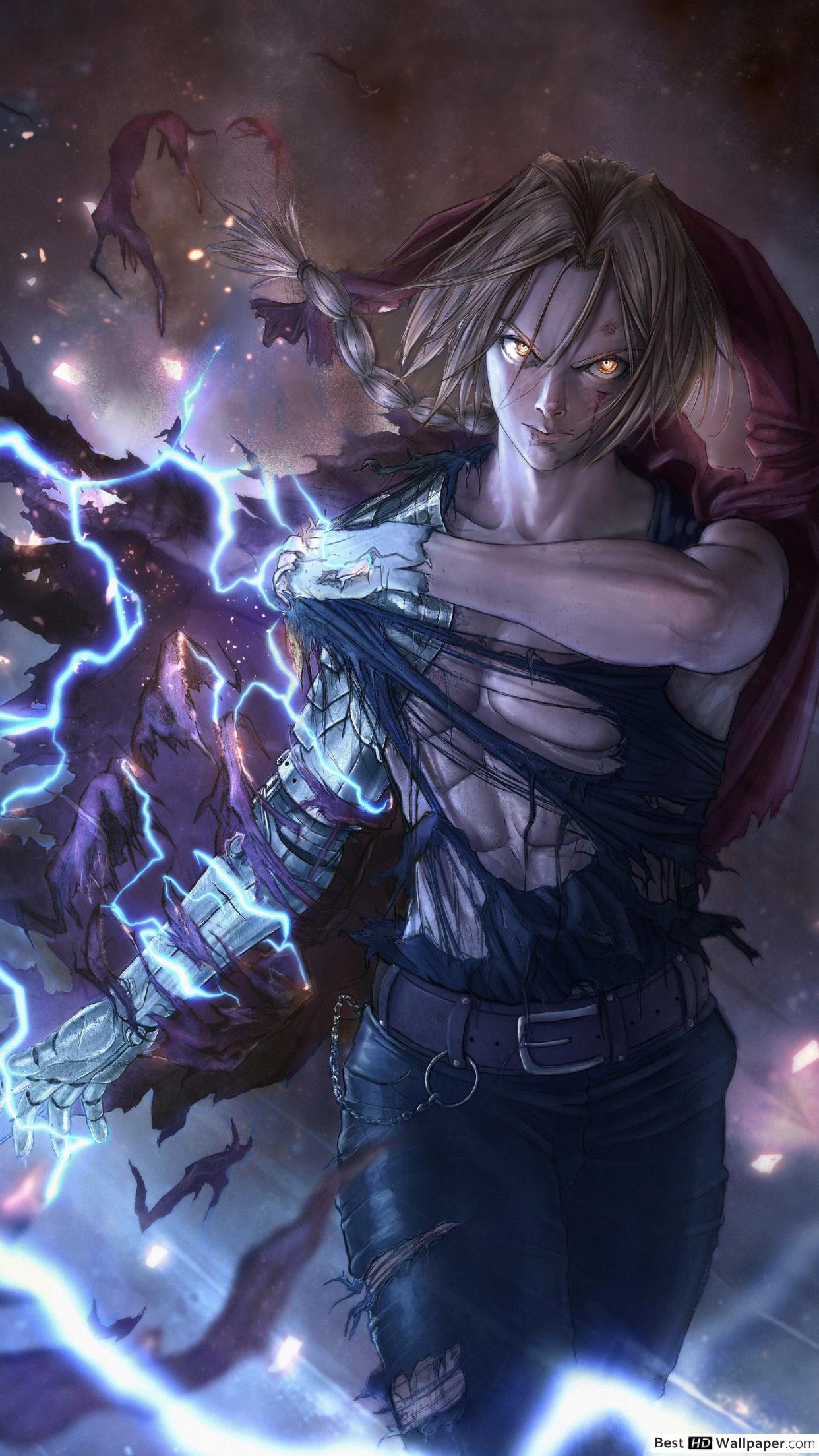 1242x2208   Эдвард Элрик HD обои скачать 