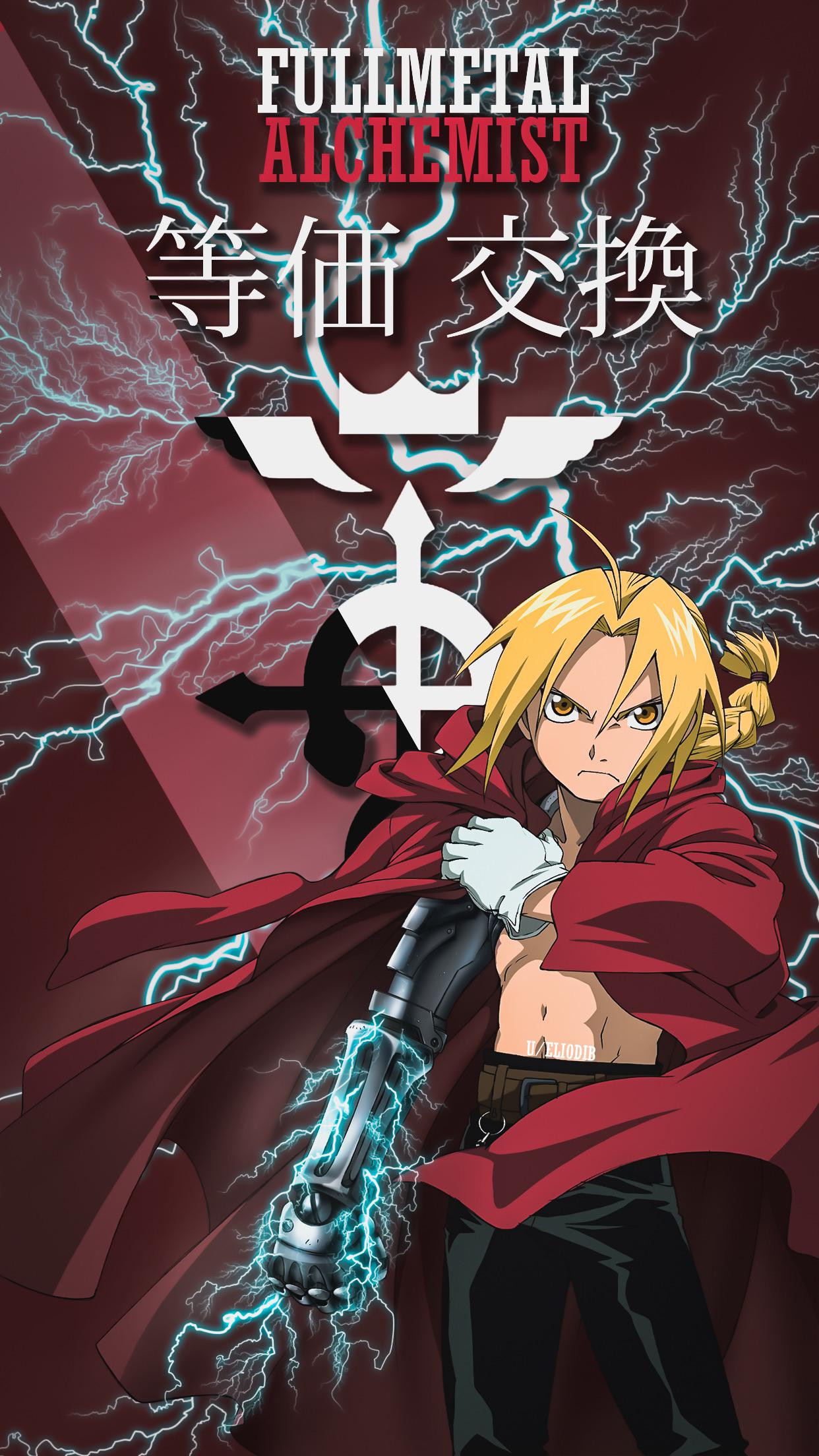 1242x2208   Обои для телефона Fullmetal Alchemist - Лучшие бесплатные фоны для телефонов Fullmetal Alchemist - WallpaperAccess