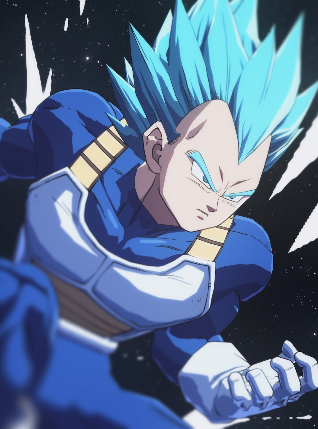 1024x1382  Vegeta SSJ Blue Mobile Wallpaper: dragonballfighterz