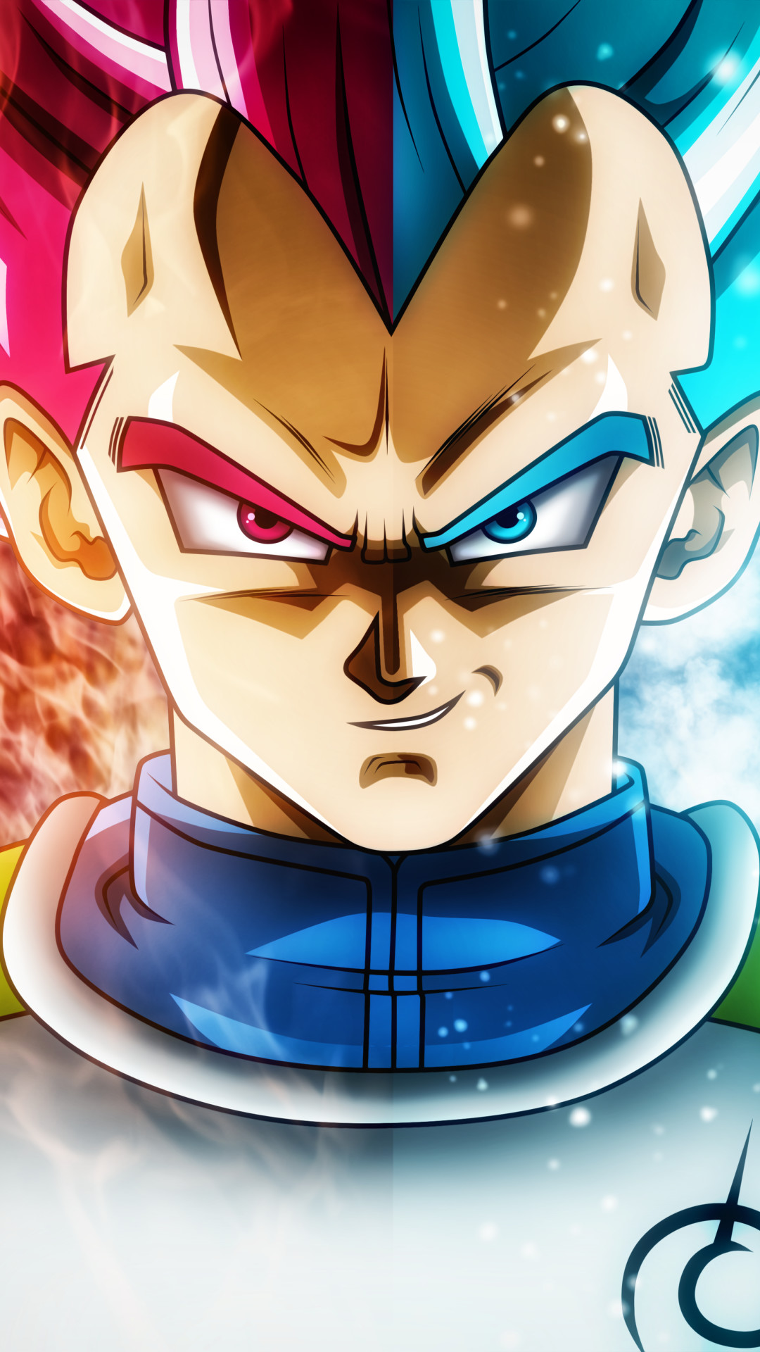 1080x1920   1080x1920 Anime / Dragon Ball Super Mobile Wallpaper - Vegeta Ssj God Blue - 1080x1920 - Загрузить HD обои - WallpaperTip