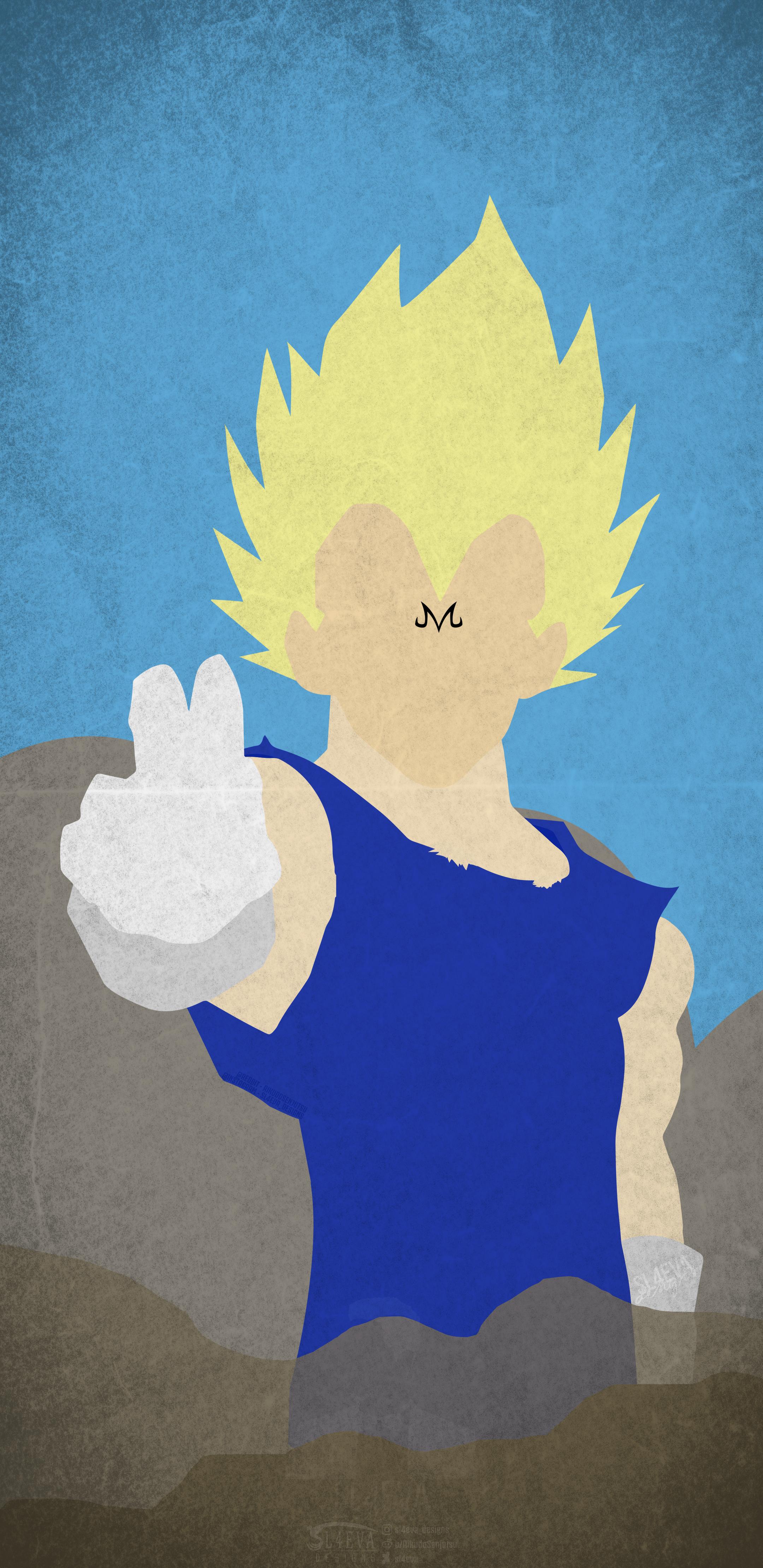 2160x4440  Vegeta Wallpaper Art для Android - APK Download