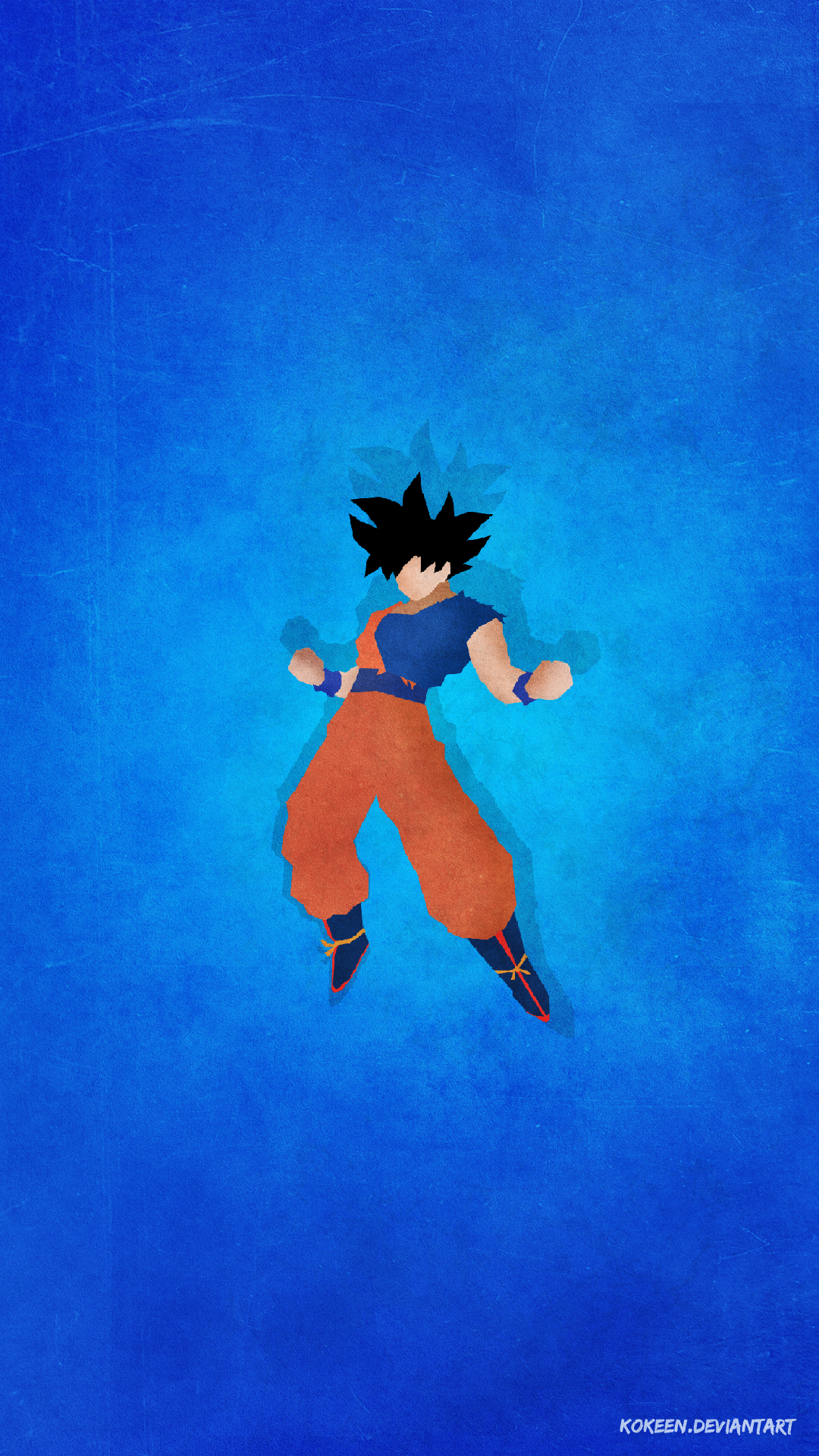 1080x1920 Minimalist Dragon Ball Z Phone Wallpaper