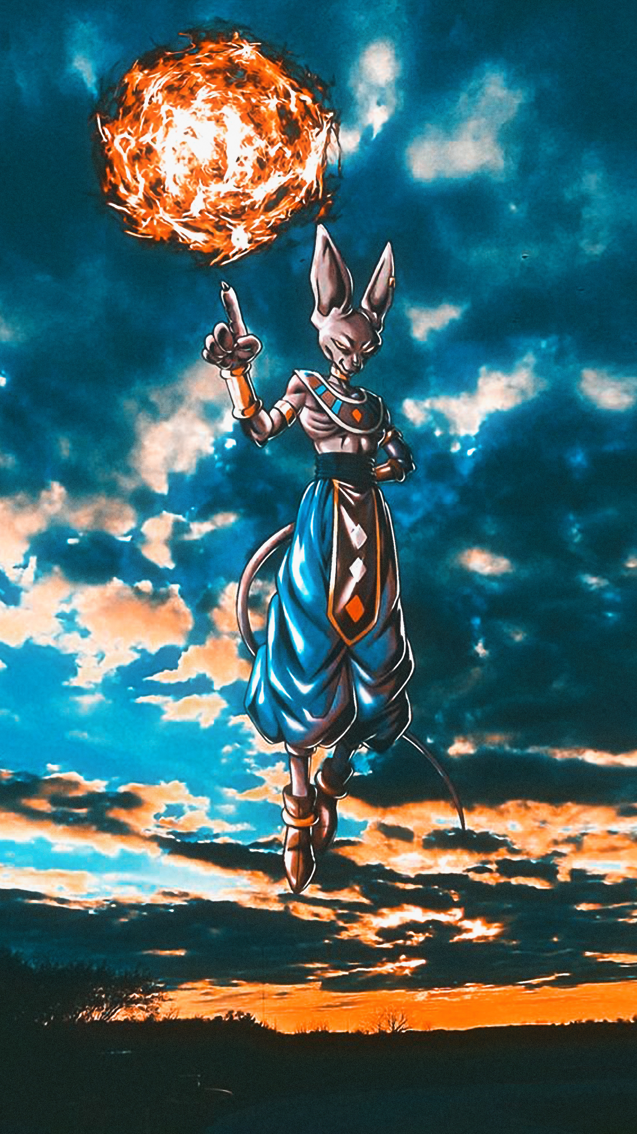 2160x3840 20 4K Обои DBZ и Super для телефонов SyanArt Station