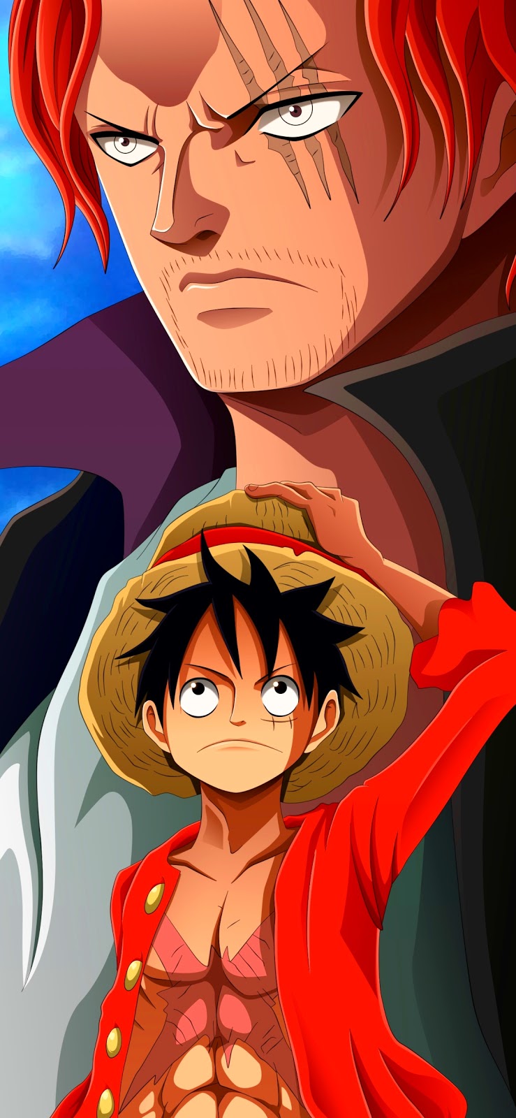 739x1600  One Piece Monkey D - Anime One Piece Brothers - 739x1600 - Скачать HD обои - WallpaperTip