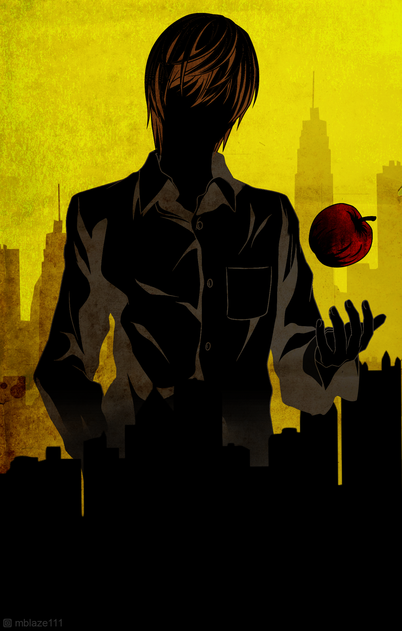 1400x2200  Light Yagami Wallpaper I made. Надеюсь вам, ребята, нравится это. : deathnote 