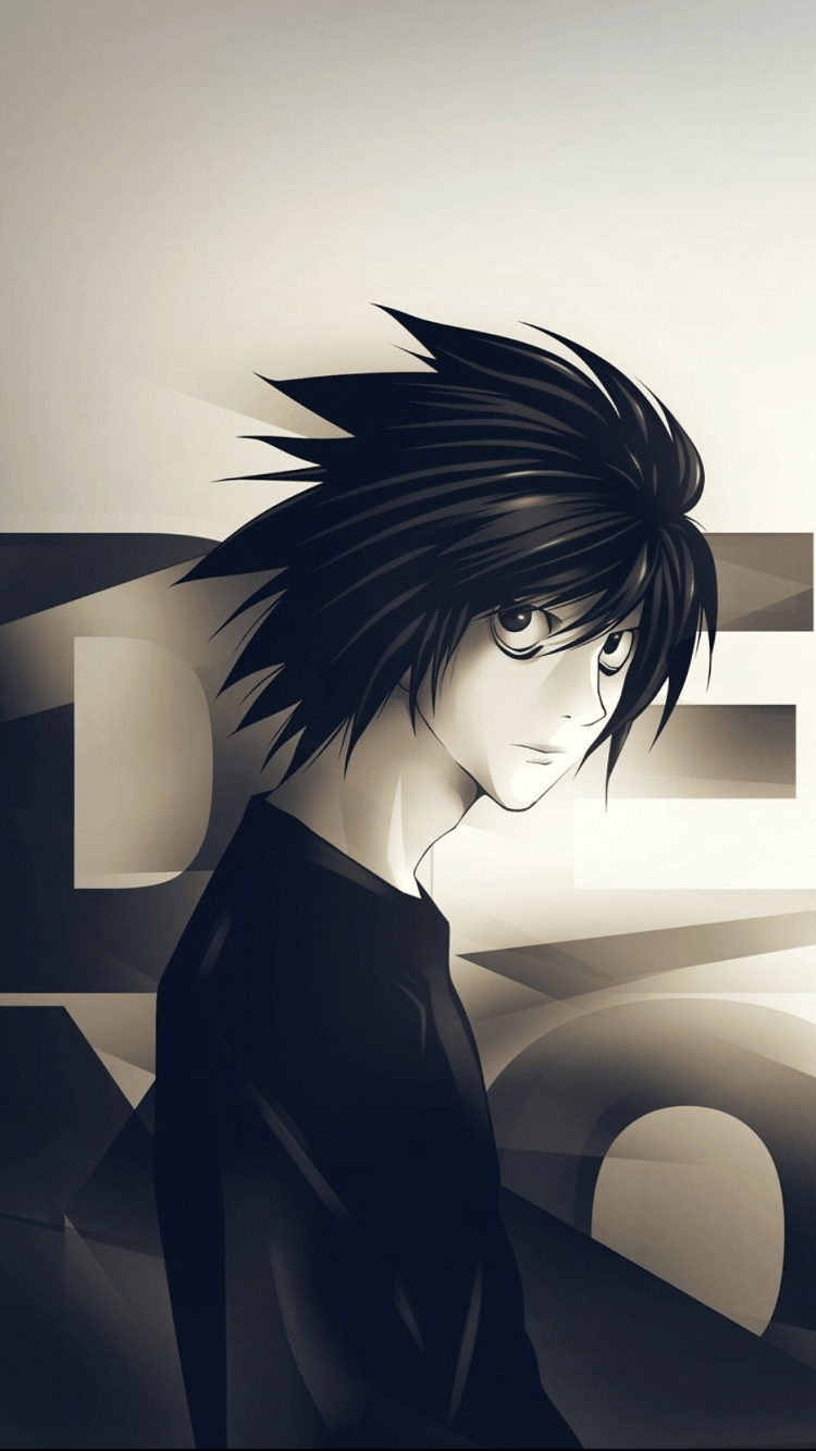 750x1334  Android Death Note L Wallpaper
