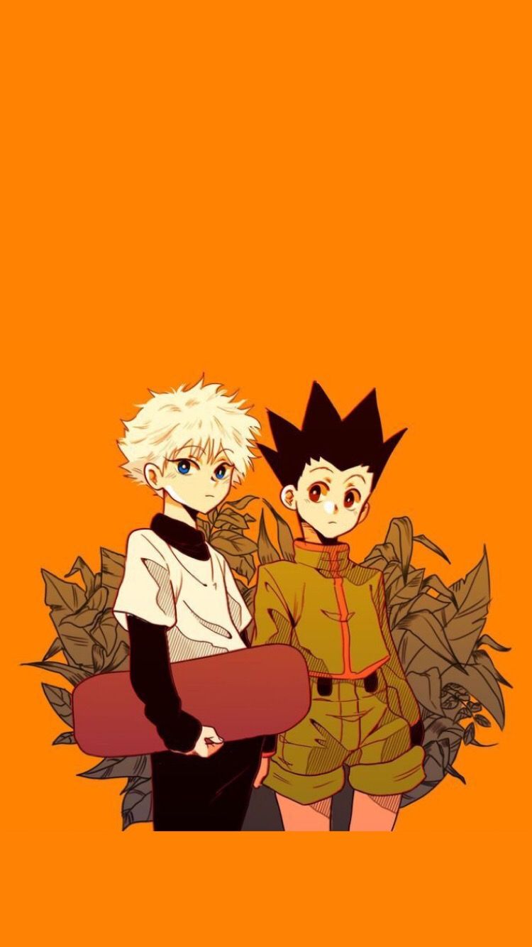 750x1334 Killua Zoldyck и Gon Freecss Обои | Экран блокировки аниме Hunter anime Anime wallpaper