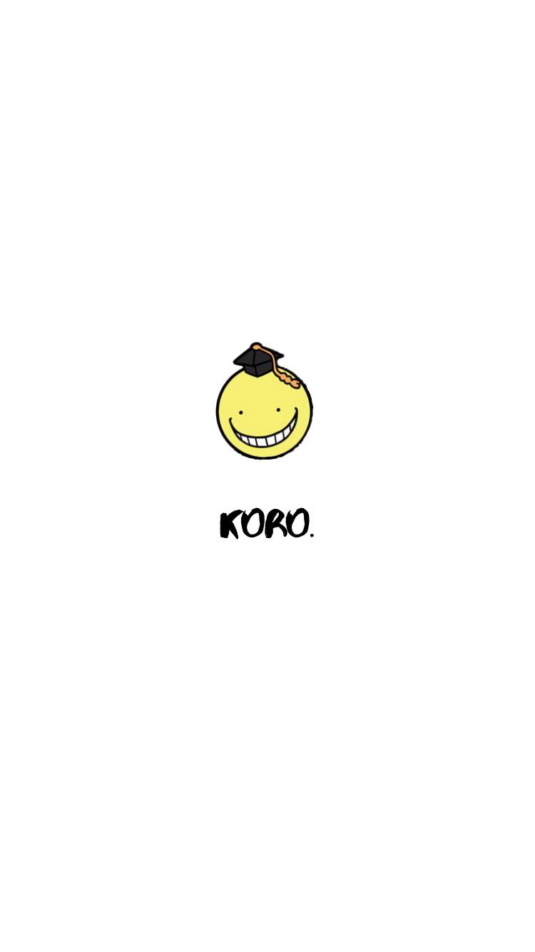 750x1334  Бесплатные минималистские обои Korosensei. Наслаждаться. : Korosensei