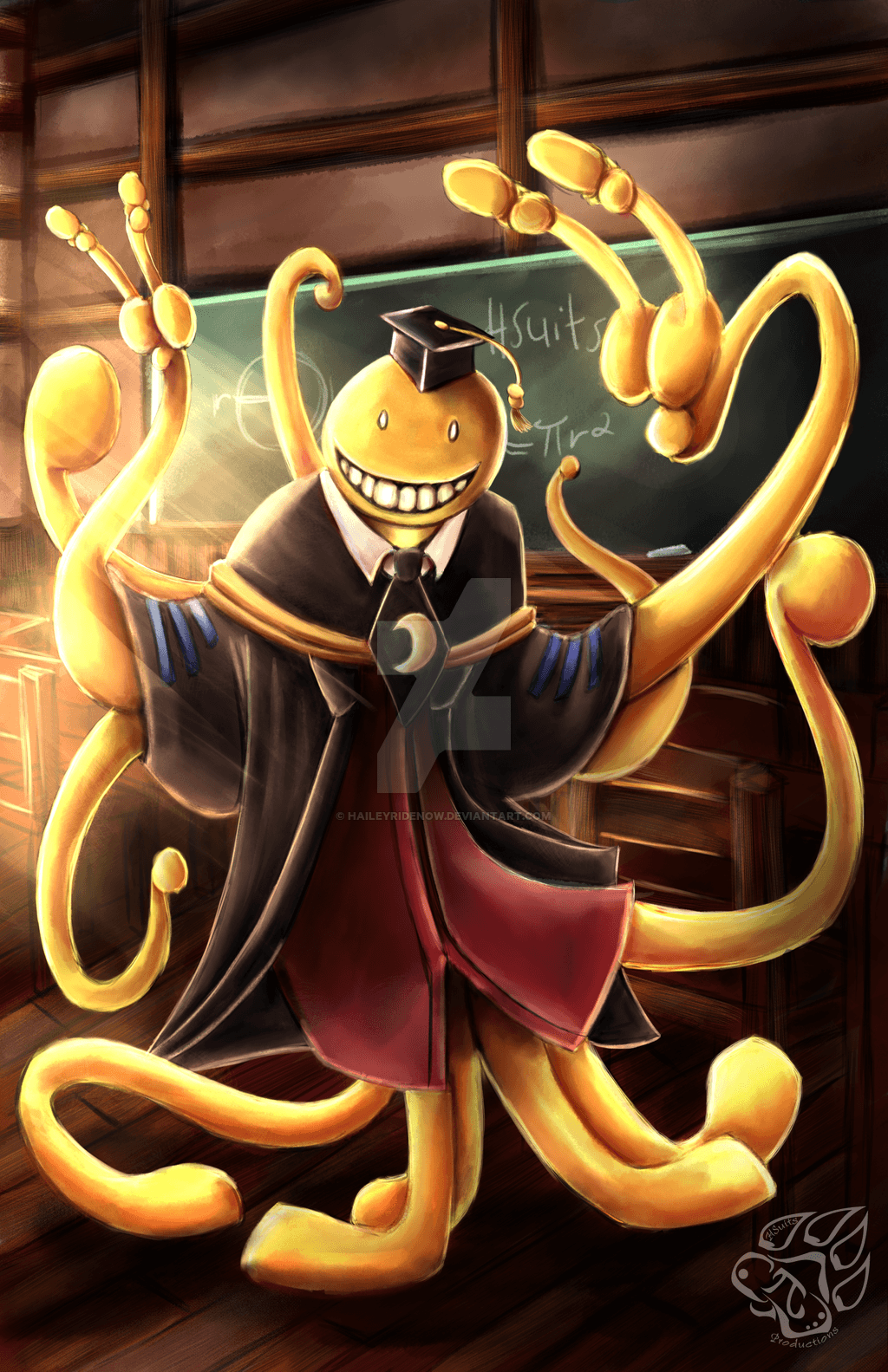 1024x1583  Korosensei Wallpapers - Обои Cave