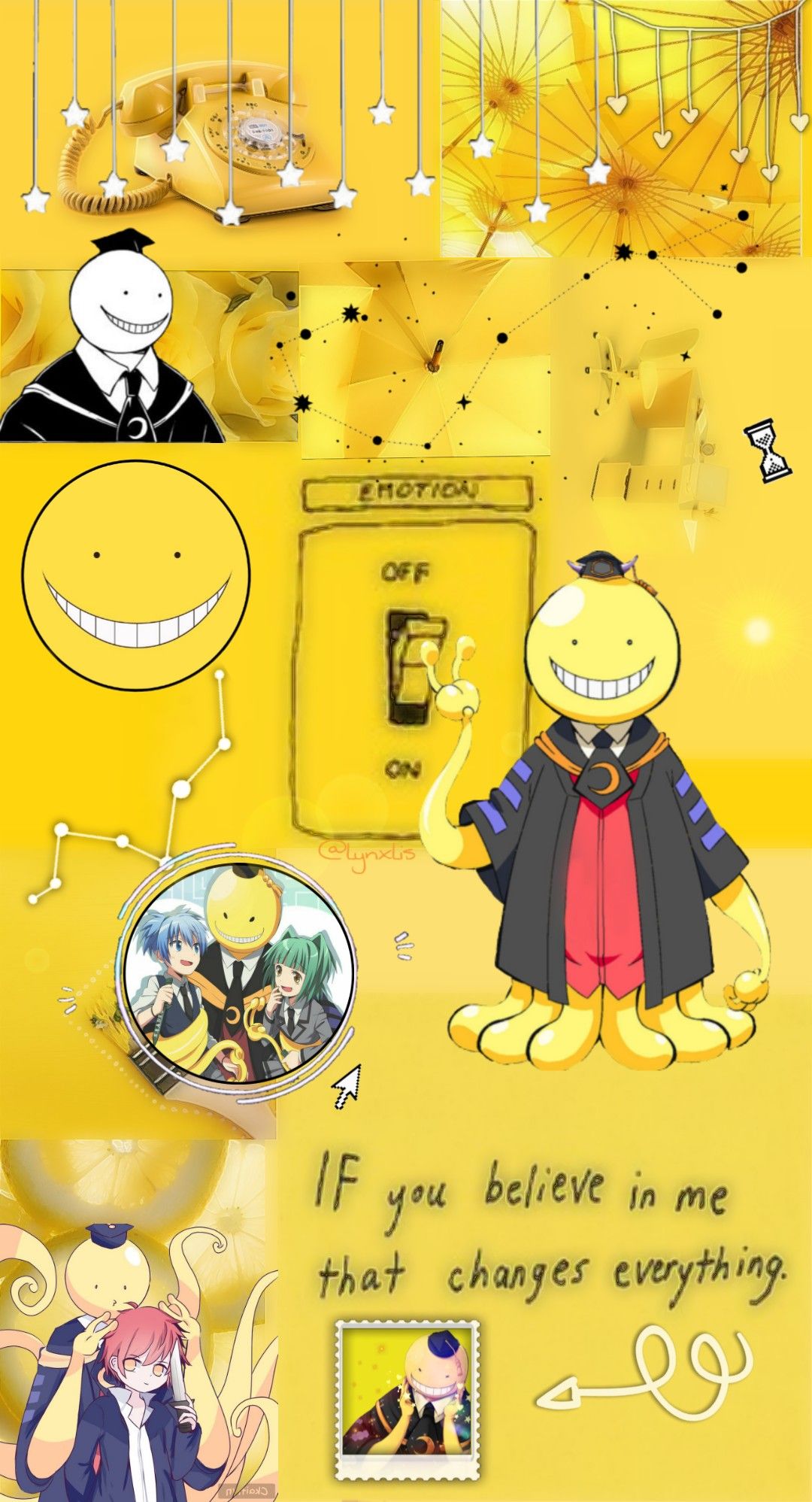 1080x1997  Voici un edit de koro Sensei dans Assassination Classroom Jespère quil vous plaira ❤️ ~… в 2020 году | Аниме обои телефон Аниме обои iphone Симпатичные аниме обои