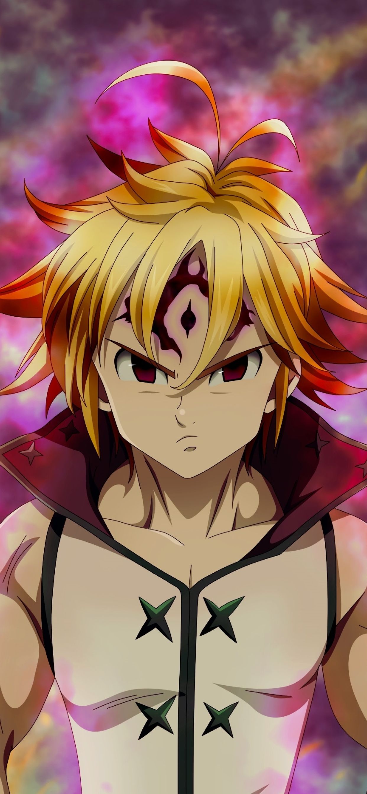 1242x2688 Meliodas iPhone Обои - Обои Cave