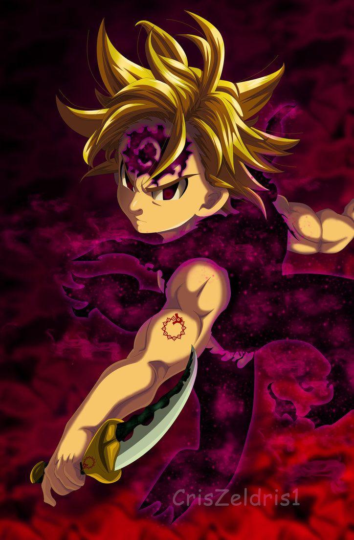 724x1104 Meliodas Demon King Form Mobile Wallpapers - Wallpaper Cave