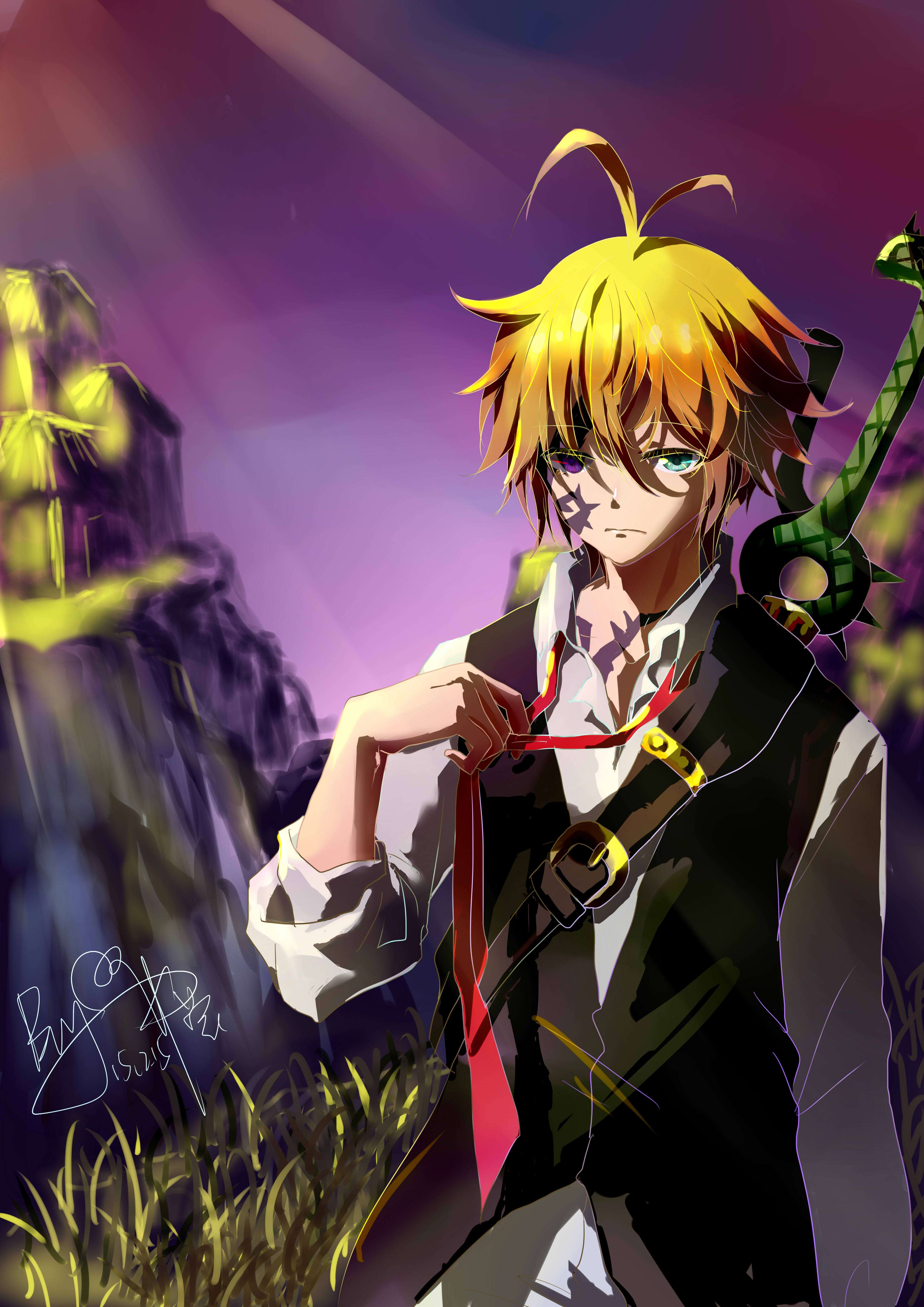 3507x4960 Anime Wallpaper Meliodas Nanatsu No Taizai