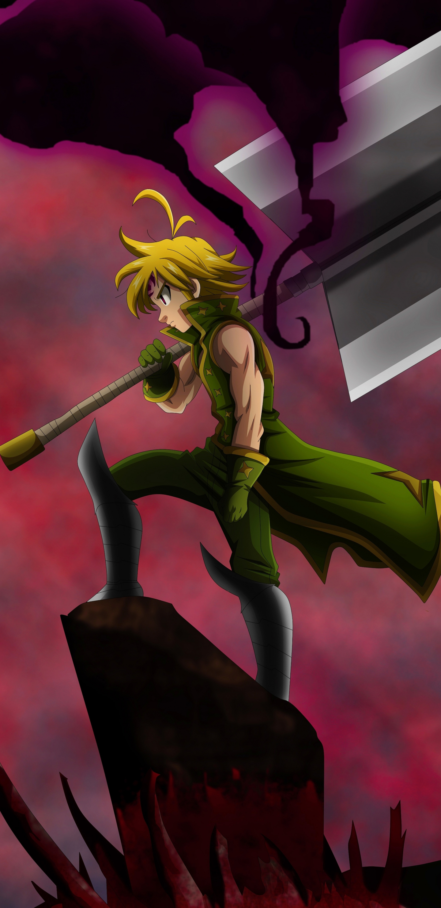 1440x2960 1125x2436 Meliodas The Seven Deadly Sins 4k Iphone X